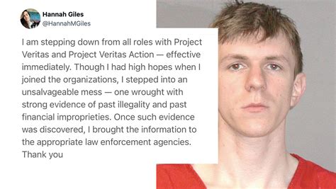Citing ‘strong evidence’ of illegality, Project Veritas CEO quits